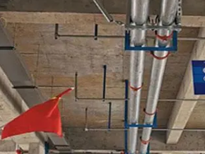 路北管廊支架的安装方法
