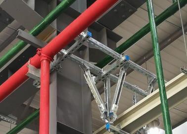 路北该抗震支架的整体式支吊架结构协调性好